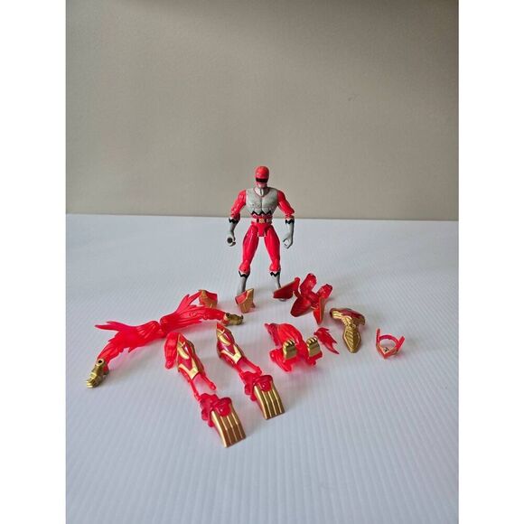 Mighty Morphin Power Rangers Lost Galaxy Red Ranger-Incomplete - Picture 7 of 10